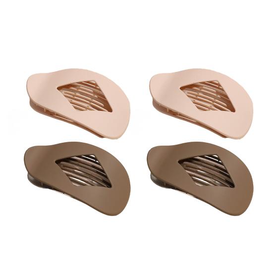 4/8Pcs Women Hair Clips Back Head Hairpin with 12 Claw Teeth Strong Grip Lightweight Hair Claw Clip Hair Accessory