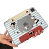 Cartoon Penguin IPad Pro 12.9 Case With Stand Auto Sleep PC Hard Shell Air 7 Mini Side-Attach Design