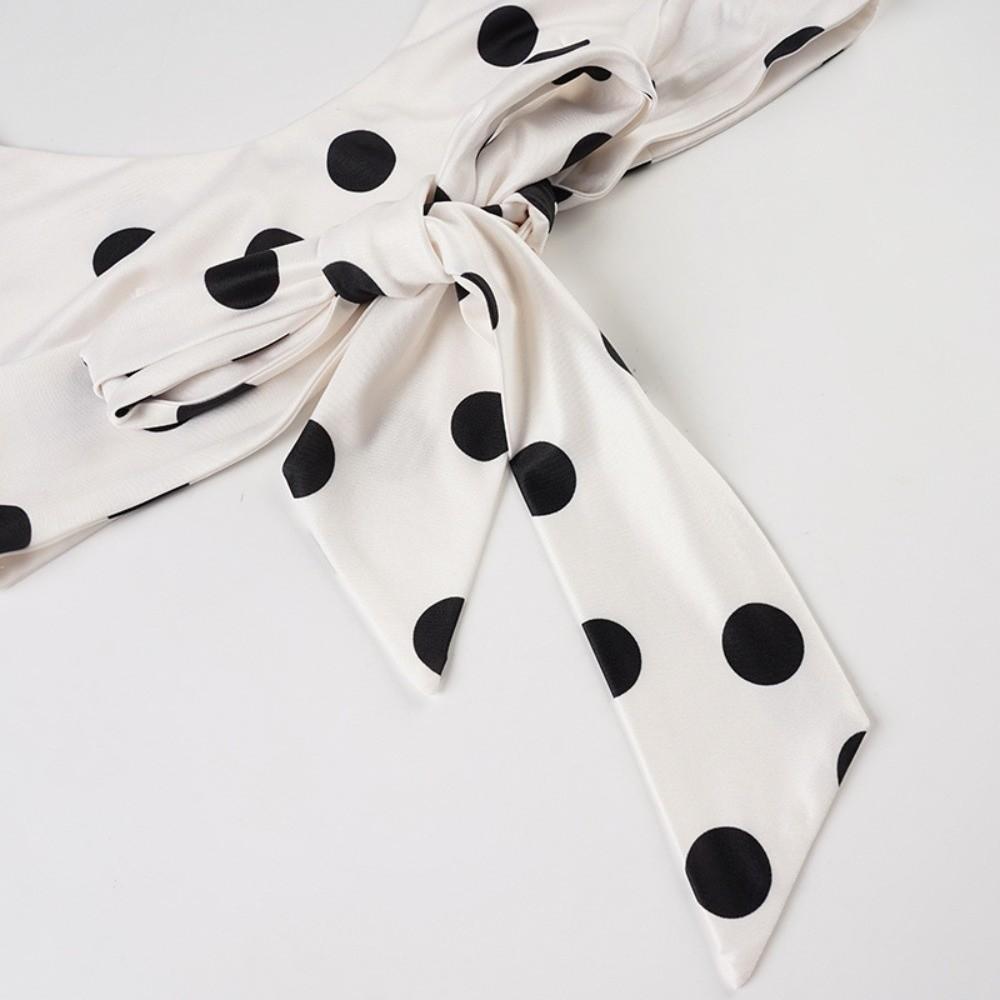 Boxer Shorts Swimwear Set Halter Neck Sling Polka Dot Swimsuit Fashion Bikini Suit Vacation