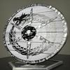 45.72 Cm Dragon Shield Authentic Cosplay Battle-worn Wooden Viking Shield Medieval Warrior Shield Gift