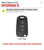 Hyundai Reina/Elantra/Sonata Car Key Cover - Folding Shell for Men & Women