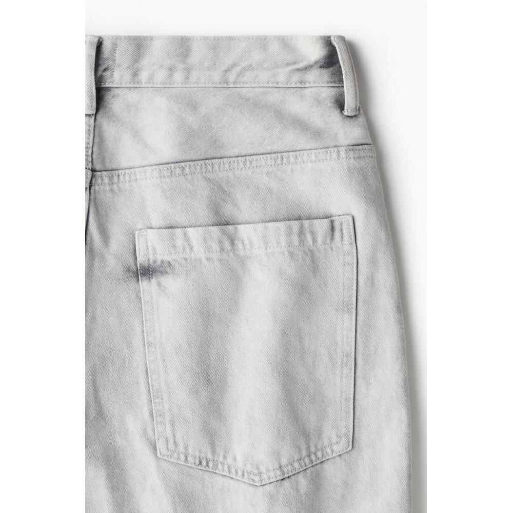 H M Super Baggy Jeans ligHt Grey