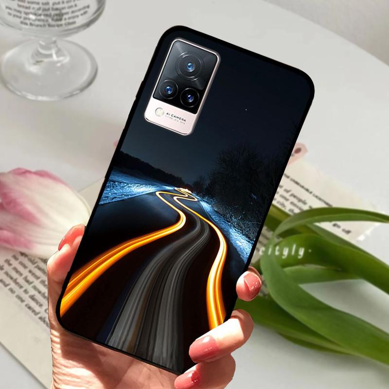 For vivo V21 5G 4G V21E Case Soft Silicone Phone TPU Coque Cover for Vivo V21E v21 V 21e 21 V2050 V2061 Protective Fundas Shell