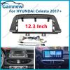 12.3 Inch Car Frame Fascia Adapter Android Radio Audio Dash Fitting Panel Kit For Hyundai Celesta 2017+