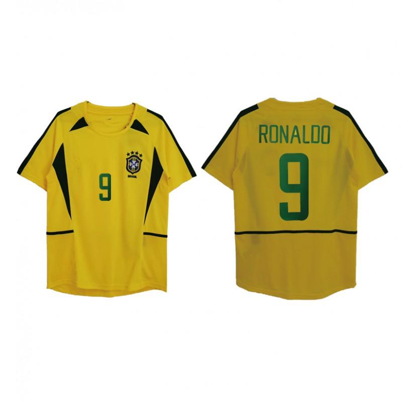 Vintage Football Jersey Zidane Atletico Madrid Ronaldo Ronaldinho AC Santos Roma Retro Soccer Shirt Unisex