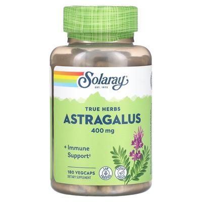 Solaray, True Herbs, Astragalus, 400mg, 180 Veggie Capsules