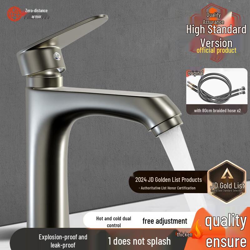 LINGJULI Anti-Splash Bathroom Basin Faucet