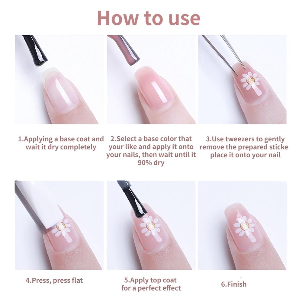 Butterfly Nail Stickers Colorful Butterflies Self Adhesive Transfer Sliders Wraps Manicures Foils DIY Decorations,Nail Art Tool