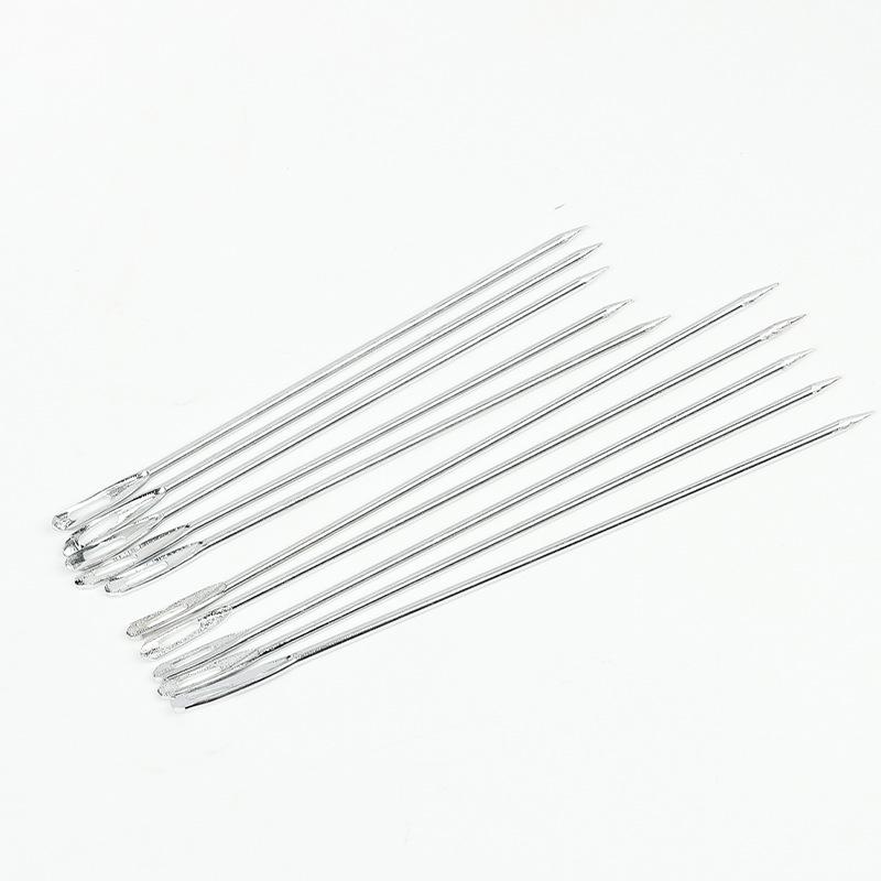 Large Burlap Knitting Bag with Thickened Needle and Snakeskin Pattern