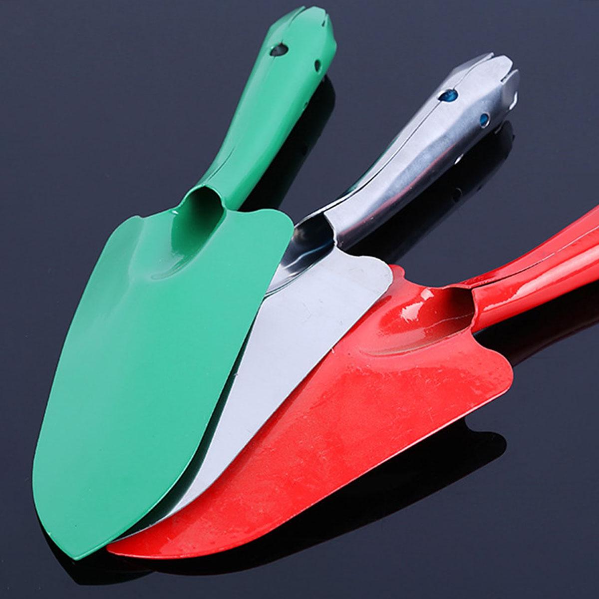 

1pc-Stainless steel integrated molding ultra durable stainless steel gardening shovel garden shovel-random color