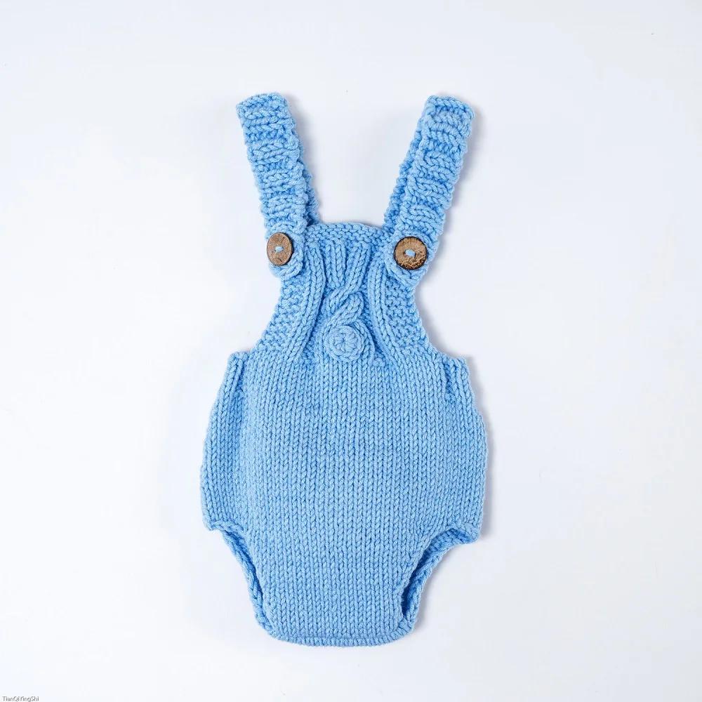 Clothing for Full Moon Photography Children's Photography Clothing Baby Photography Knit Backless Pants Props for Newborns