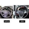 Car Cruise Control Button Panel Steering Wheel Frame Accessories For Ford Fiesta Mk7 Mk8 St Ecosport 2013-2014-M53K