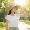 Solid Color Wide Brim Bucket Hat with Bow Peaked Cap Simple Women Sun Hat  Fishing