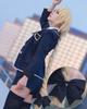 [milky time] Fate Apocrypha Ruler Joan of Arc Uniform Cosplay Costume with Wig (M) for Halloween