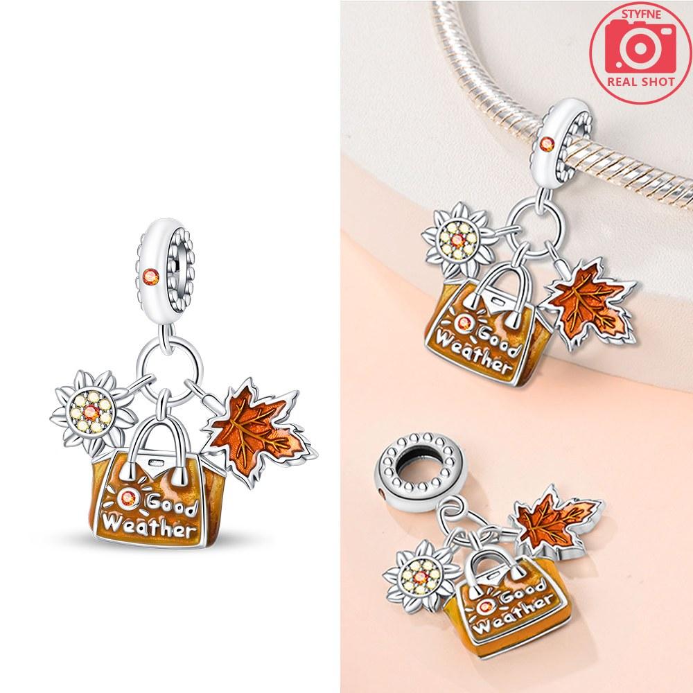 Charms Plata Straw Bear Pendant Copper Colors For Charms Copper Colors Original Bracelet For Jewelry Making