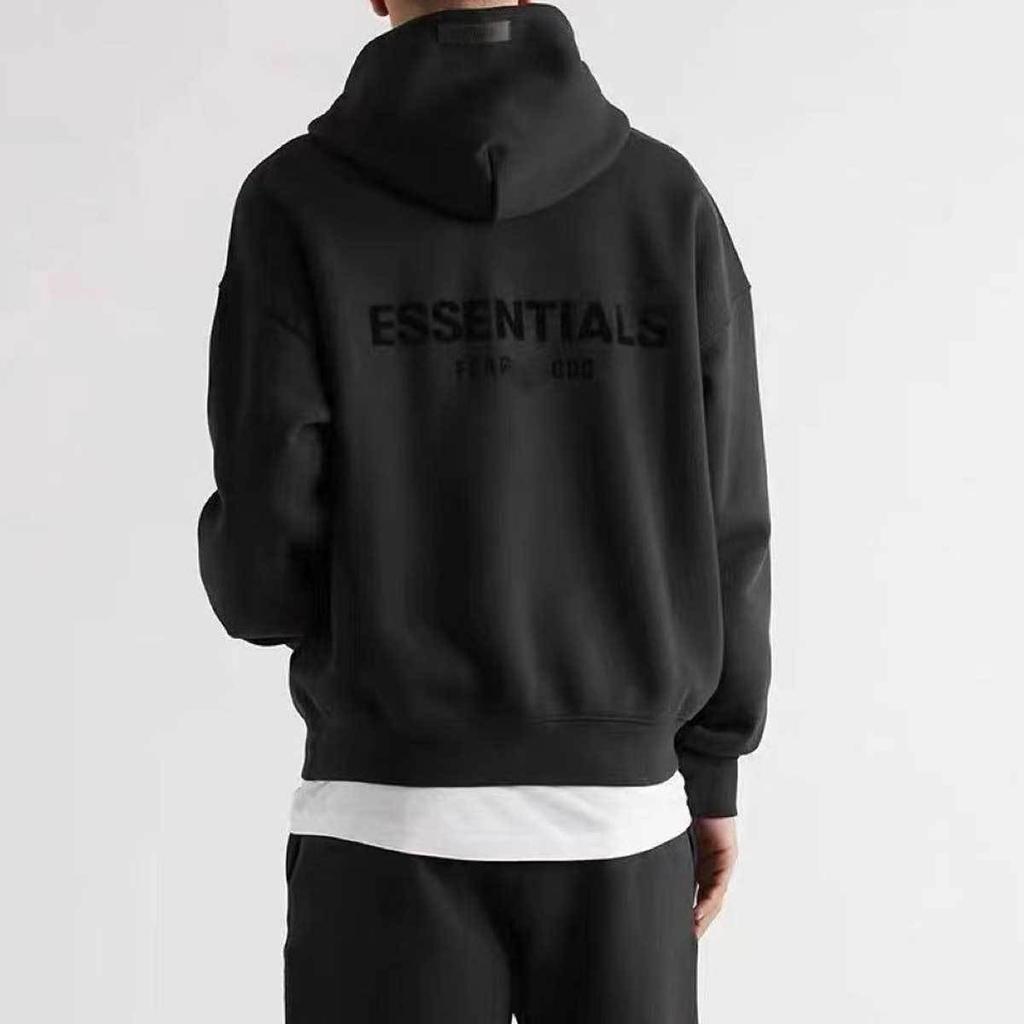 ESSR NTOFFEA GOD Hoodie High Street Übergroßes Unisex Sweatshirt mit Taschen IAESSE