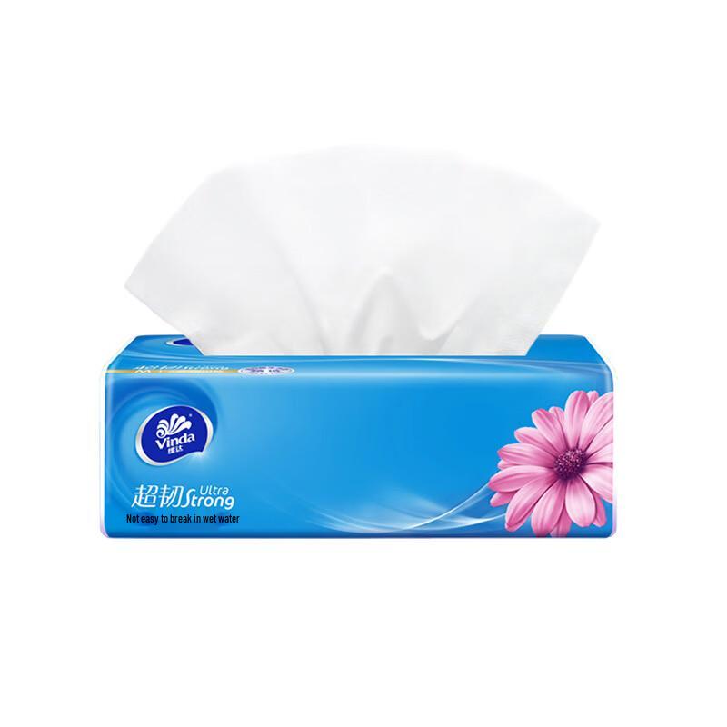 Vinda Ultra-Tough 3-Ply Facial Tissues, 24 Packs