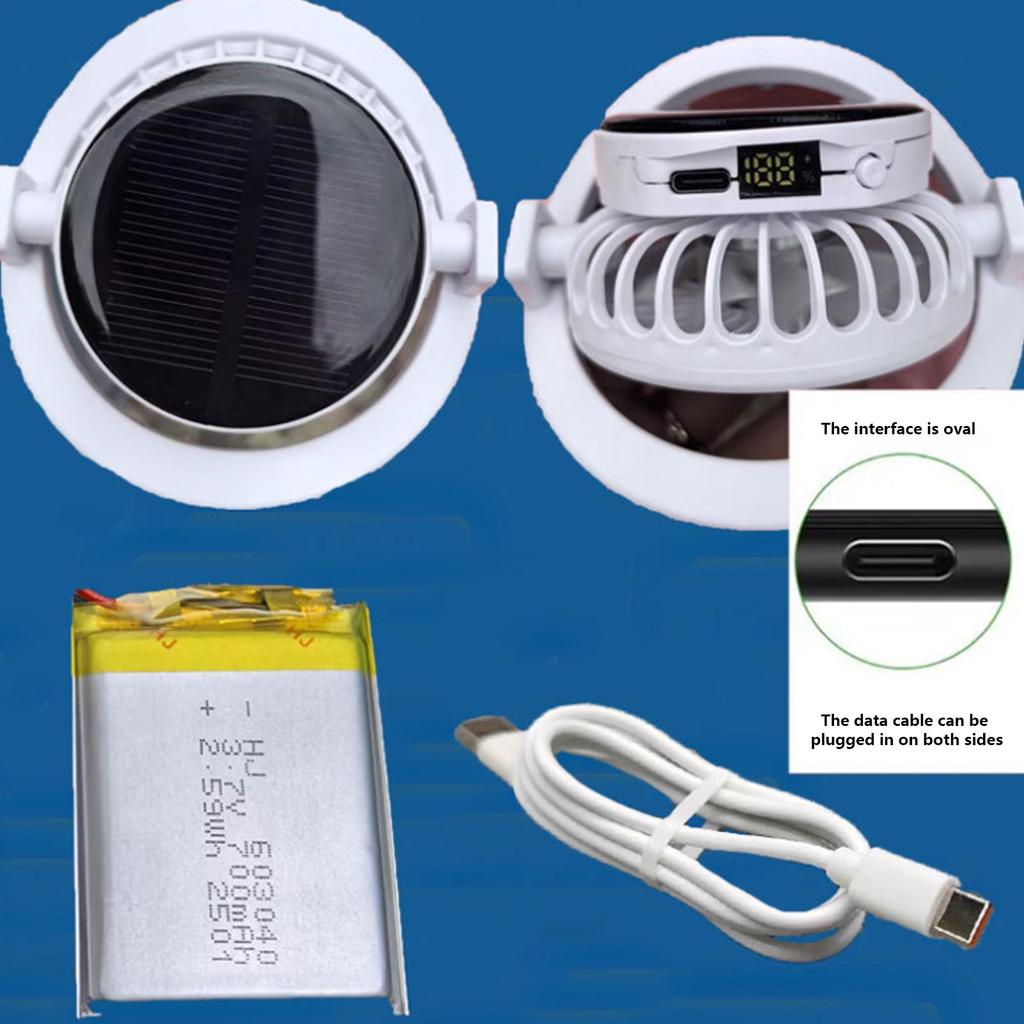 Summer Mesh Solar Energy Fan Baseball Cap for Men Women Adjustable Breathable Caps Quick Dry Running Hat Cap for Outdoor Sports