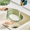 Safe Food Washing Container Multipurpose Rice Bowl, with Ergonomic Handle, PP Silicone Grip Strainer Basket, for Cleaning Vegetables And Fruits Quinoa