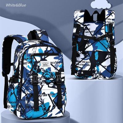 New Fashion Student School Bag For Boys 1-3-6 Grade Camouflage Schoolbag For Children Light Casual Backpack Men Camo Bagpack