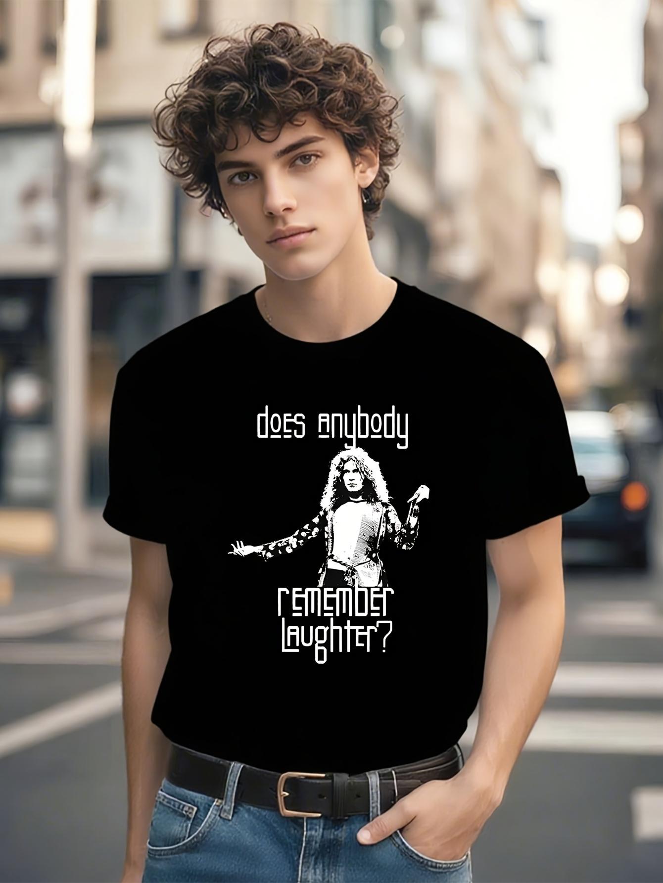 Robert Plant Does Anybody Remember Laughter? Graphic Tshi... XXL