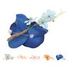 5 Pcs Groom Boutonniere Elegant Men Wedding Flower Lifelike Permanent Reusable Artificial Brooch Flo