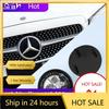 MNO4   C200 E200 For Mercedes Benz Car Metal 39mm Front Hood Badge Logo For Mercedes Benz AMG W203 W204 W205 W212 W213 GLC GLA GLB A000