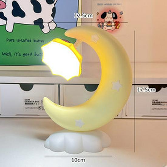 

Moonlit Bedside Night Light: Perfect Gift for Bestie or Girl s Birthday ~