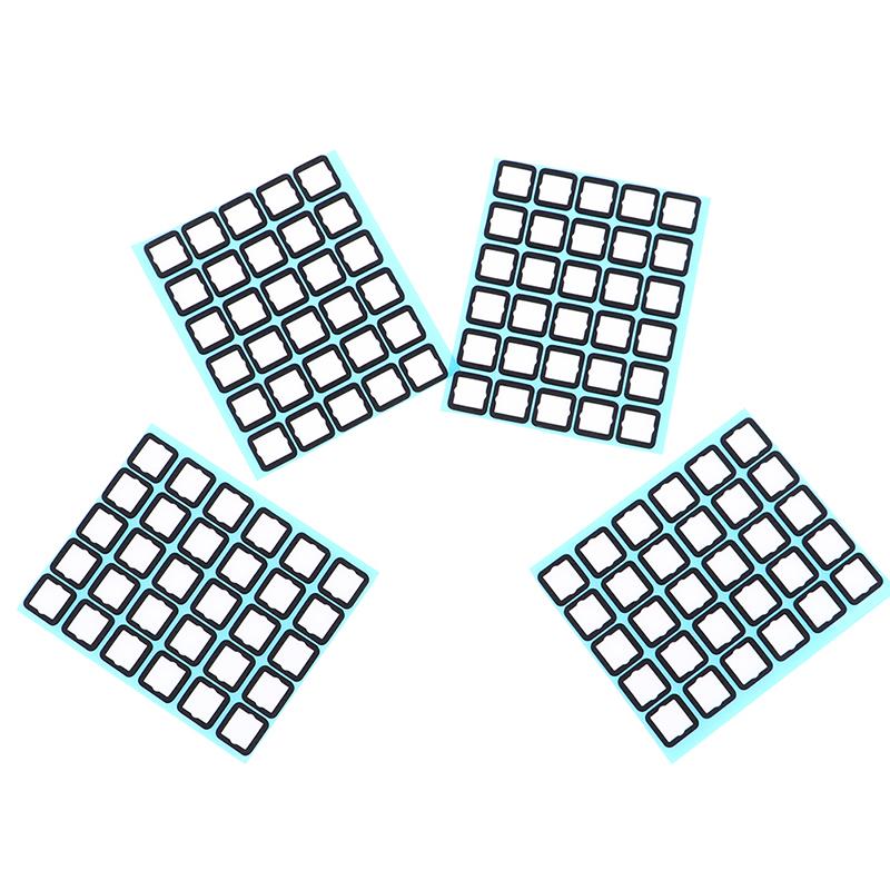 120Pcs/Pack Mechanical Keyboard Switch Pad Film Foam Positioning Plate Foot Pad