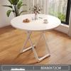 Compact Foldable Round Dining Table for Small Spaces