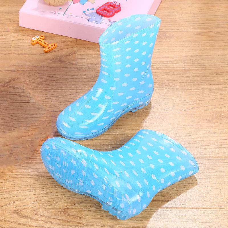 Women's Waterproof Jelly Rain Boots - Non-slip Fashionable Rubber Overshoes