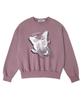 MATCHGLOBE Butterfly Sweatshirt (Dark Pink)