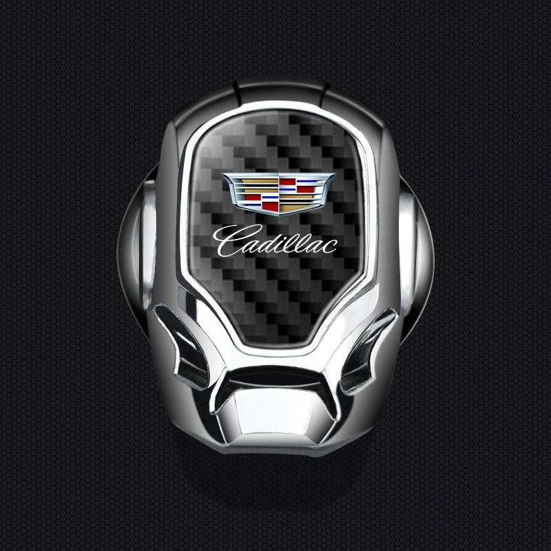 Car Accessories One-click Start Button Sticker Protection Cover Decals for Cadillac Seville XT4 CT4 CT5 ATS SLR STS EXT CTS