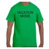 Funny Humor T Shirt Vacation Mode
