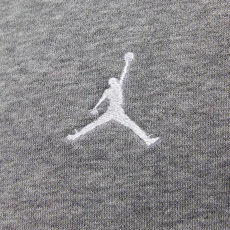 Jordan Brooklyn Fleece FW24 Casual Soft Skin-Friendly Breathable Sports Spliced Sweatshirt Men sweatshirt Carbon-Gray FV7296-091