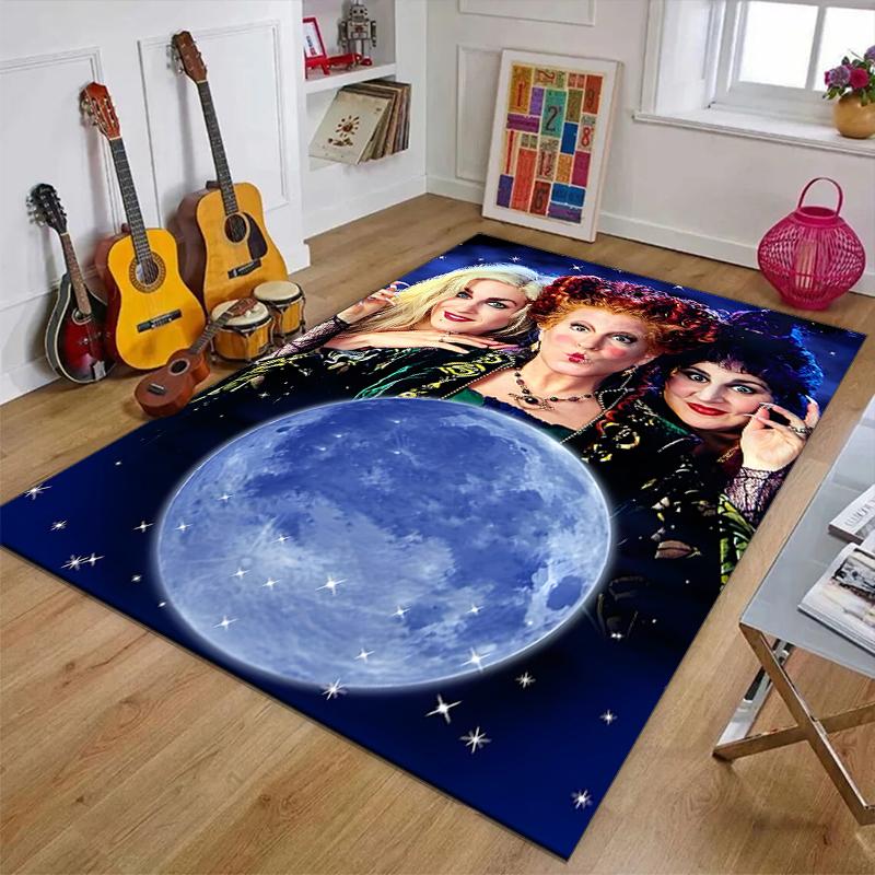 Hocus Pocus Polyester Carpet, Soft Indoor Mat for Office Chair, Living Room, Computer Desk - Decorative Home Office Rug Design