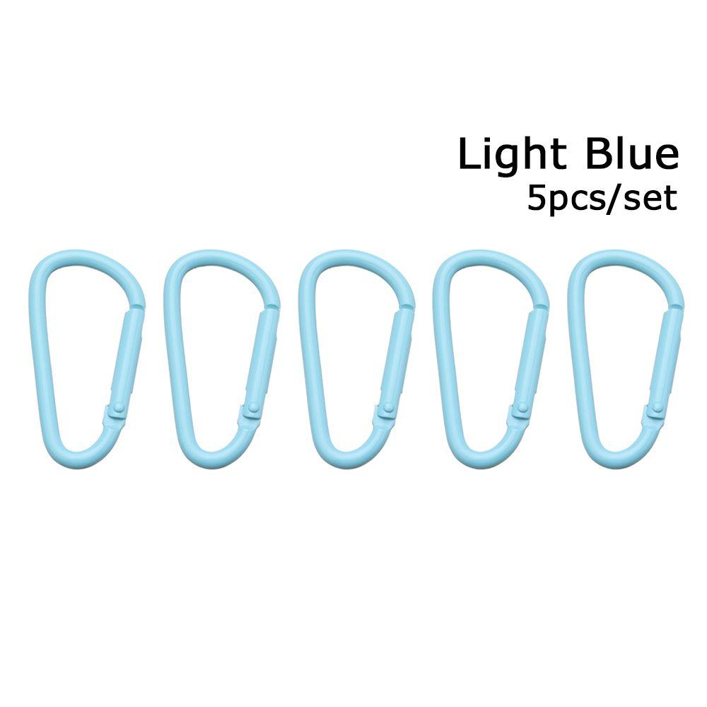 

Оборудование для спорта на открытом воздухе Безопасность Кемпинг Походный Крюк Кнопка для скалолазания Сплав Карабин Пряжка Брелок светло-синий
