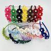 Hand Stitched Flower Rhinestone Headband Fashion Hair Accessory for Special Occasions