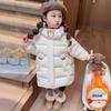 2025 Girls' Trendy Winter Down Coat - Thick Padded Fashion Jacket