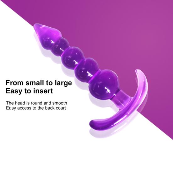 Anal Plug Five Baht Manual Massager Adult Anal Vibrator for Couple