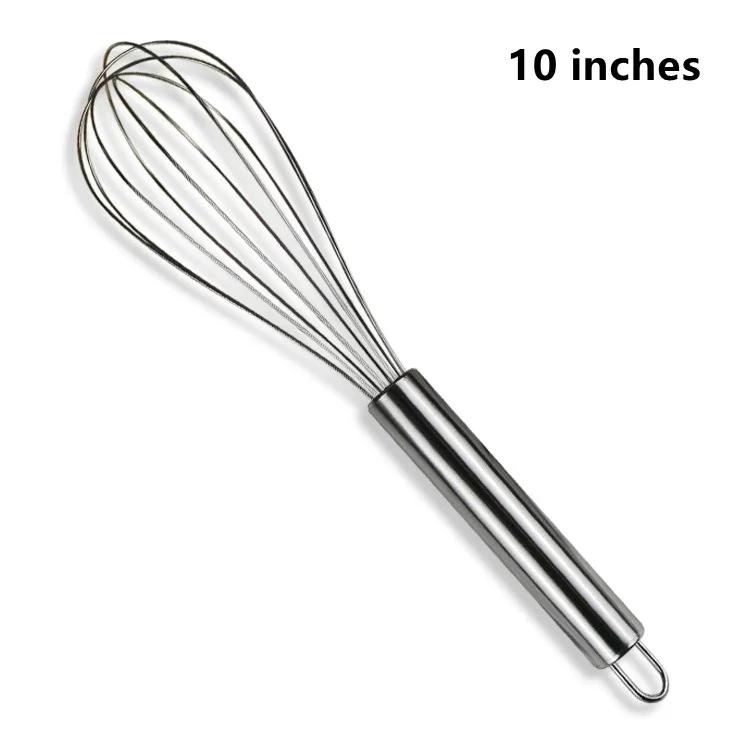 6/8/10/12inch High Quality Stainless Steel Balloon Whisk Creative Balloon Egg Beater Manual Egg Whisk Milk Cream Butter Whisk