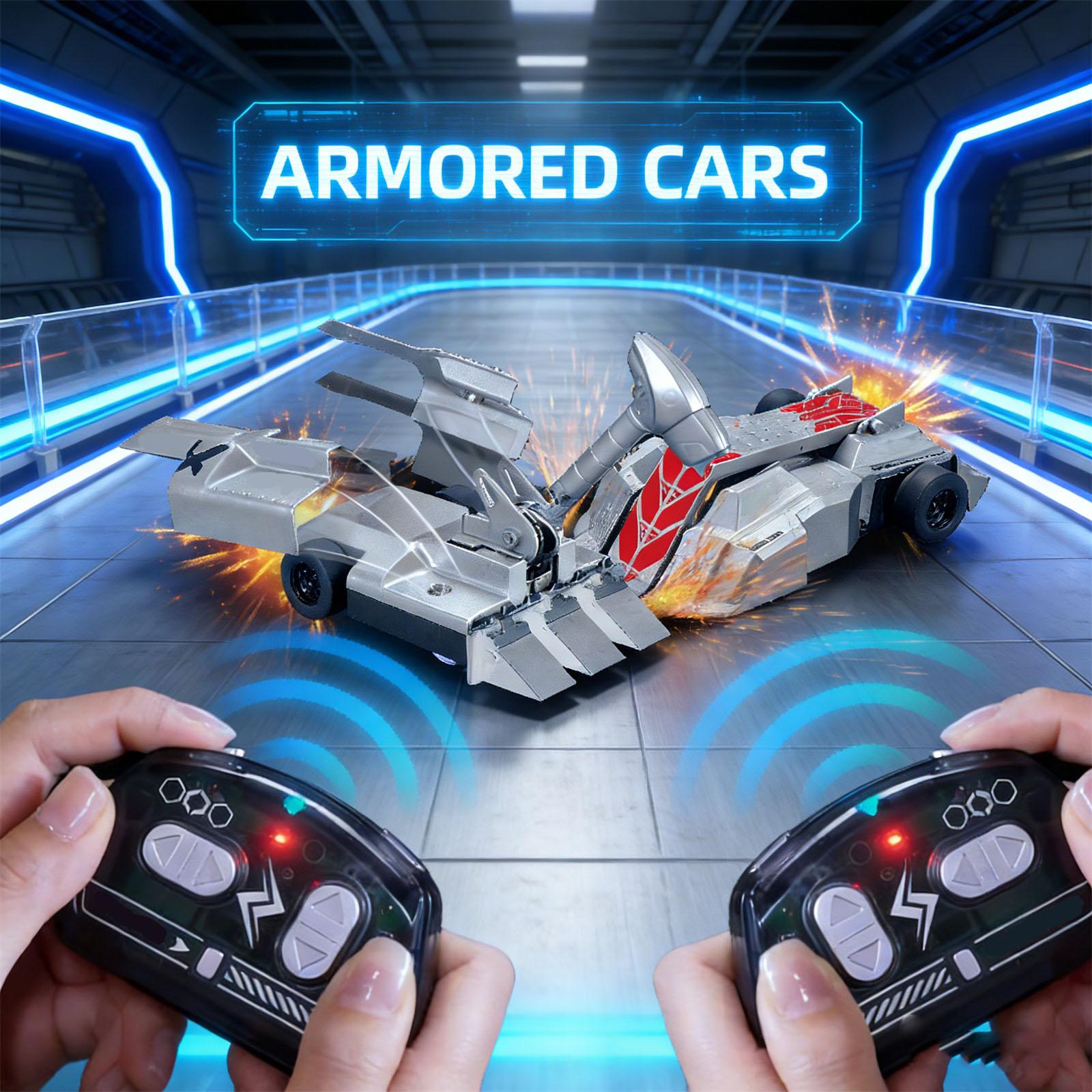 Double Fighting Electric Car Children s Remote Control Bumper Car Fighting Toy one size