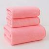 Koraalfleece Badhanddoek Set Ultra Zacht Hoge Absorptie Sneldrogende Handdoek voor Gezicht Lichaam Huidvriendelijk Thuis Bad Accessoires