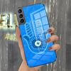 Cute Blue Evil Eye Phone Case For Samsung S26 S25 Plus S20 S20 Plus S22 Ultra S23 FE S21 Plus S21 Ultra Glass Cover