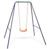 VidaXL Balançoire Simple 2-en-1 et Balançoire pour Tout-petits Orange Portique 91362