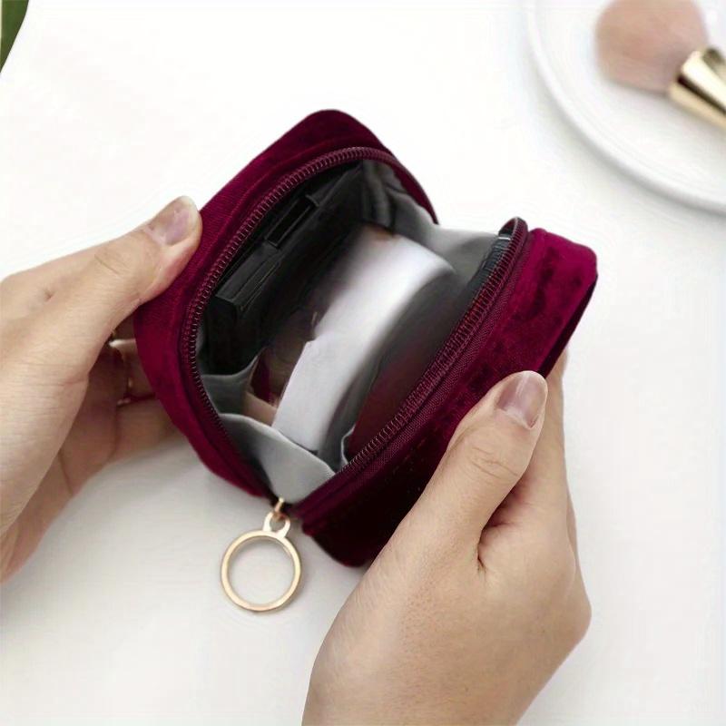 Bolsa de Almacenamiento de Labiales mini portátil impermeable bolsa de almacenamiento de cosméticos con asa bolsa de maquillaje