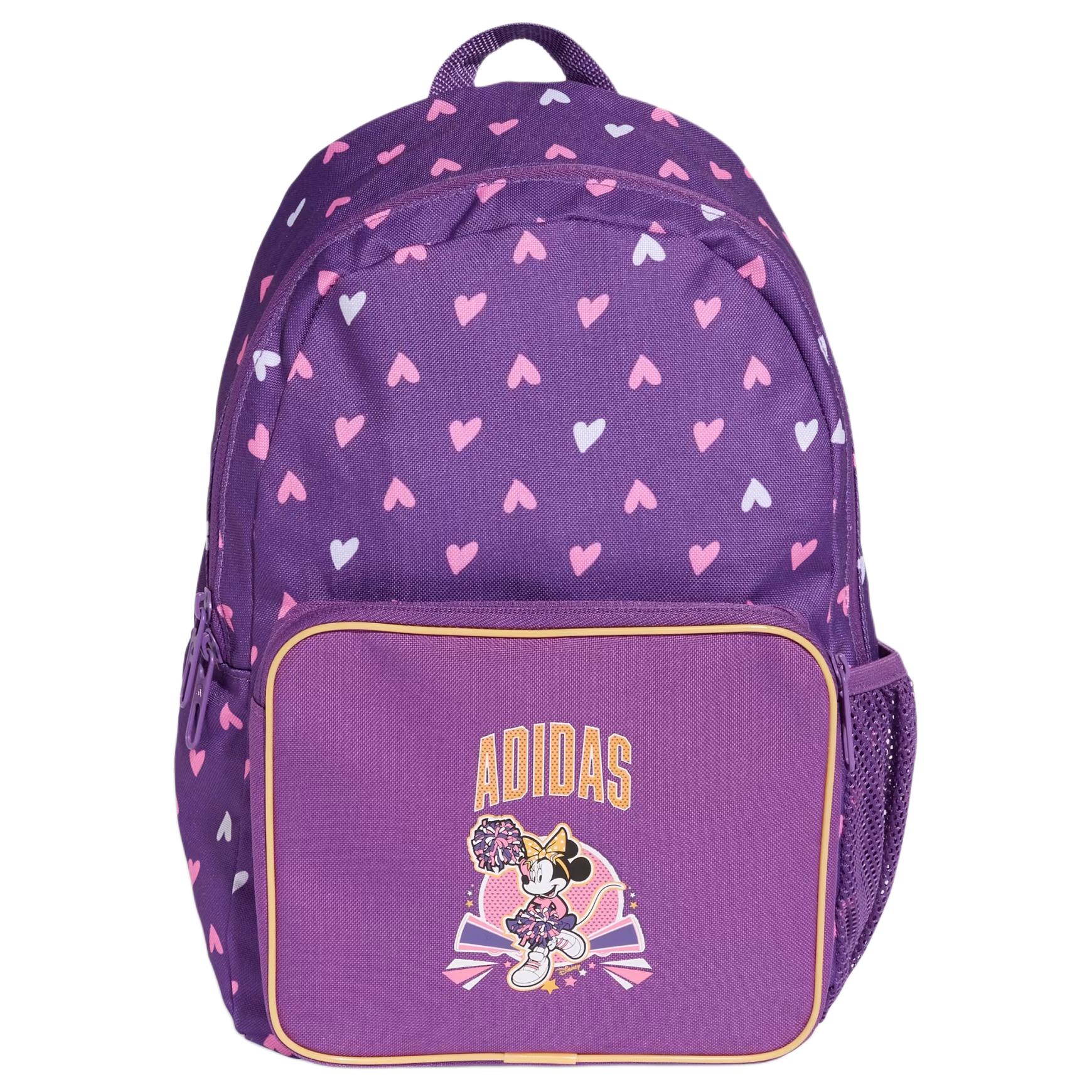 Adidas X Disney Minnie Mouse Pattern Print Backpack Kids backpack Purple KA9887 Purple