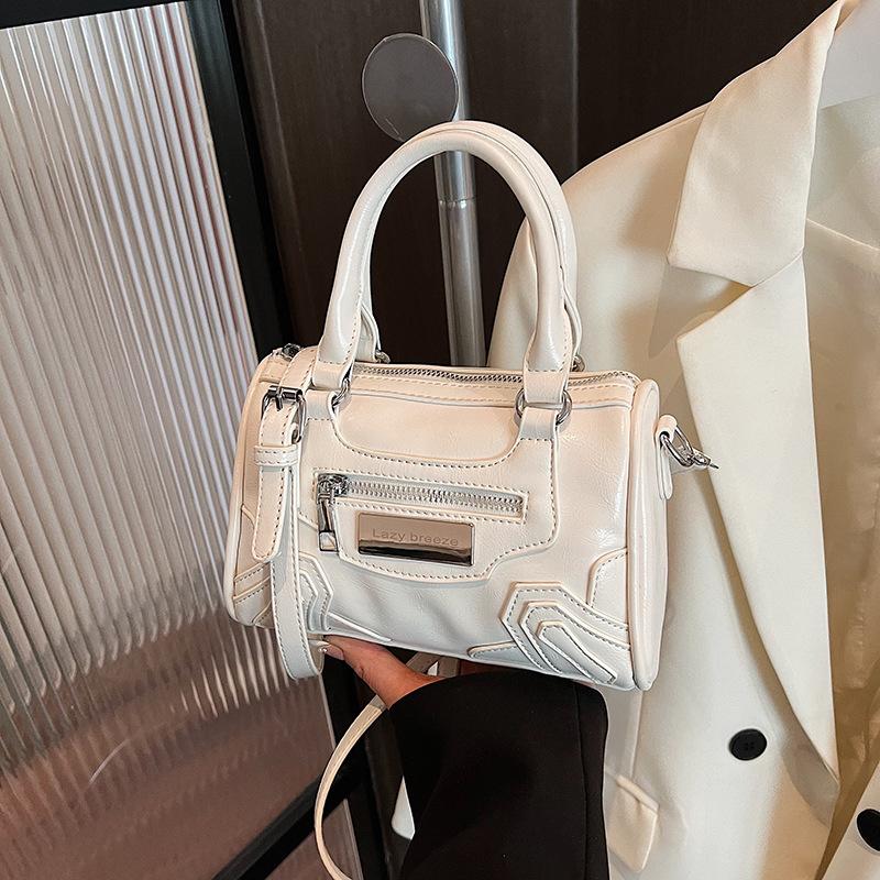 Korean Niche Simple Casual Portable Small Bag Women's 2025 Summer New High-end Messenger Shoulder Small Square Bag