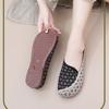 Spring Women's Single Shoe Flat Heel Soft Sole Casual Lazy Shoes Breathable Shallow Mouth Mom Cloth Shoes