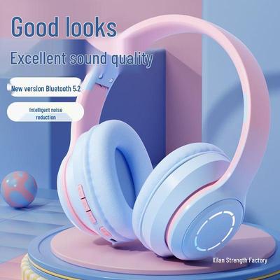 Wireless Over-Ear Bluetooth Headphones with Large Earcups, Noise-Canceling for Women - Ideal for Music and Sports